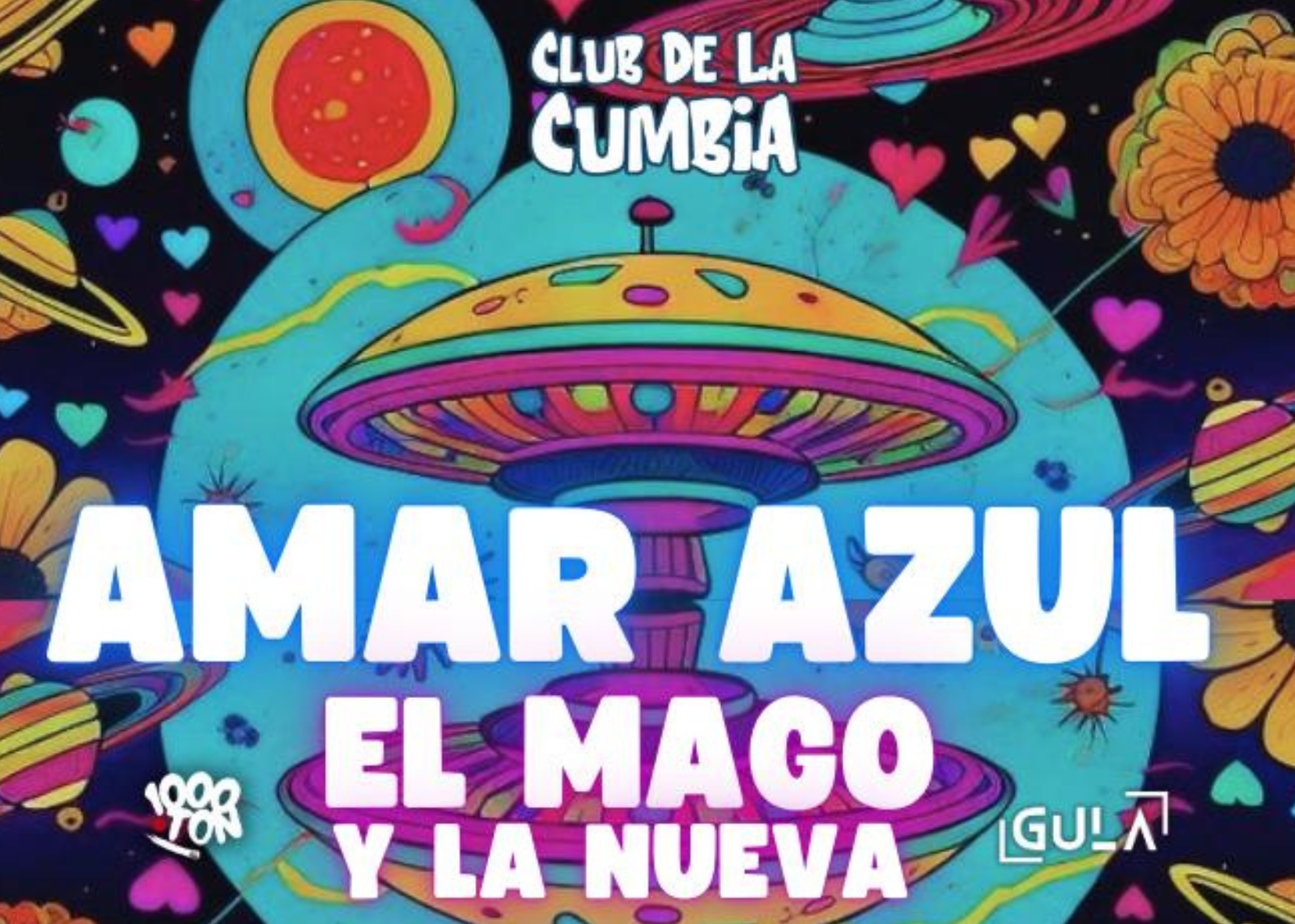 AMAR AZUL + EL MAGO y LA NUEVA en Rosario